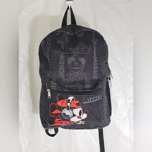 RARE Early Disney X Loungefly Mickey Mouse "Gamer" Backpack Black And Red